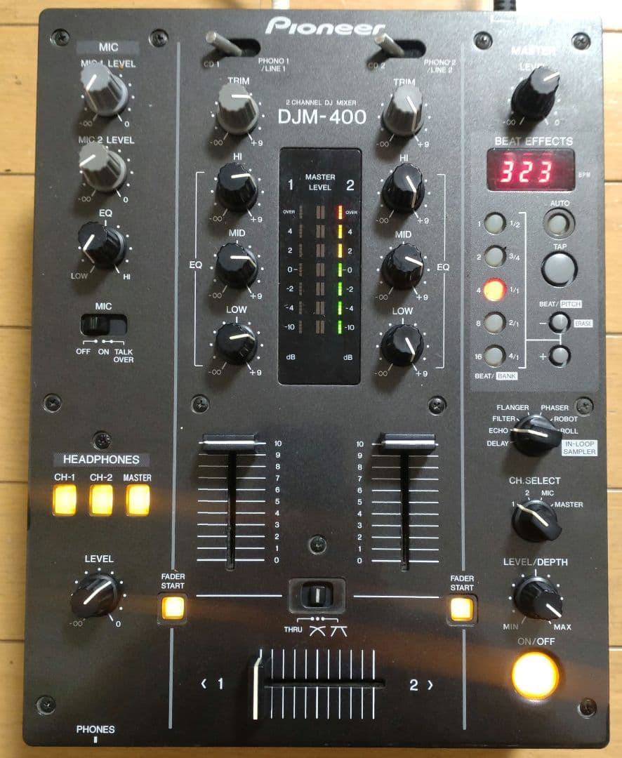 Pioneer　DJM-400　動作確認済み　クロスCHフェーダー 交換