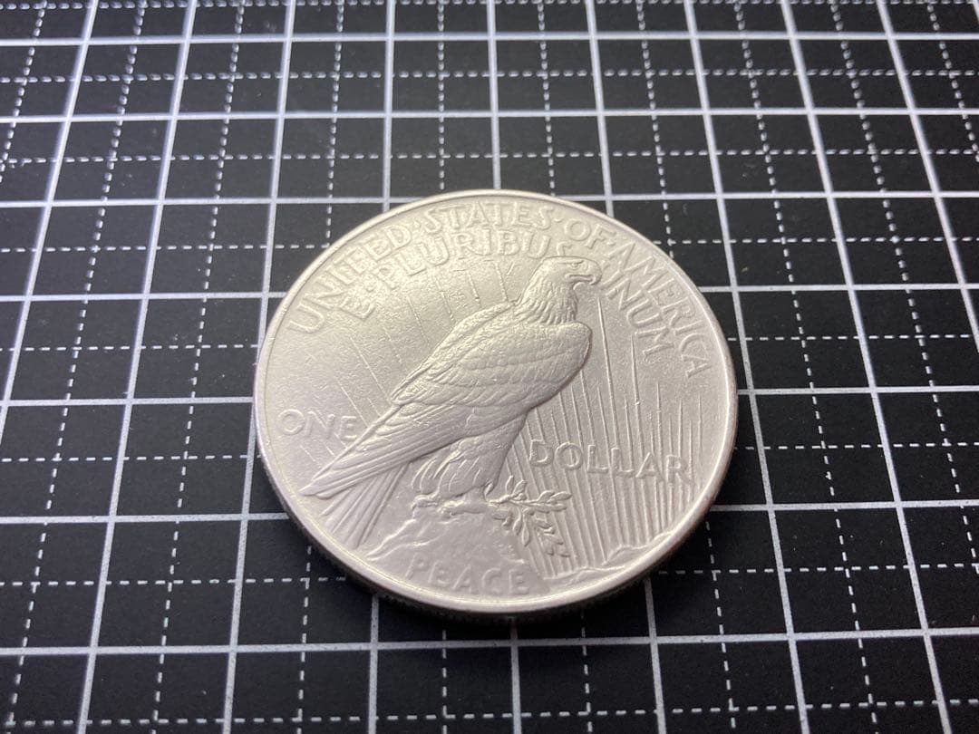 【アメリカ】ピースダラー1ドル銀貨(1922年)