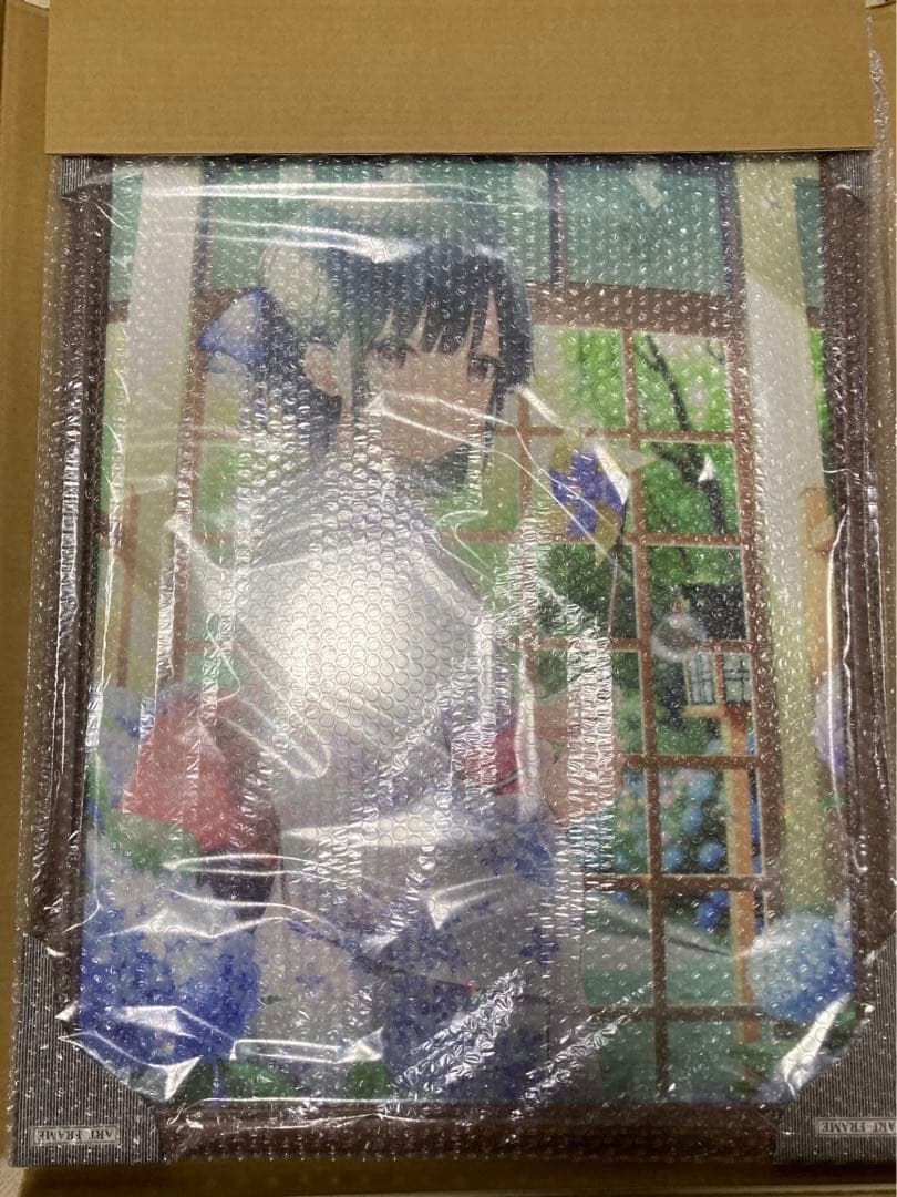 レア　貴重　6U☆ 紫陽花小径　複製原画　絵師100人展　10