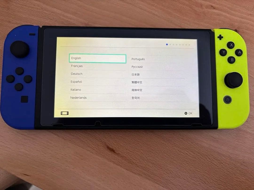 任天堂　Switch スプラ2無し　コントローラー交換マイクロSD128GB付き