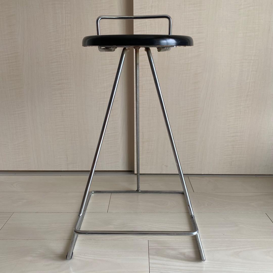 カウンターチェア 鉄脚 ハイチェア ビンテージ BARスツール