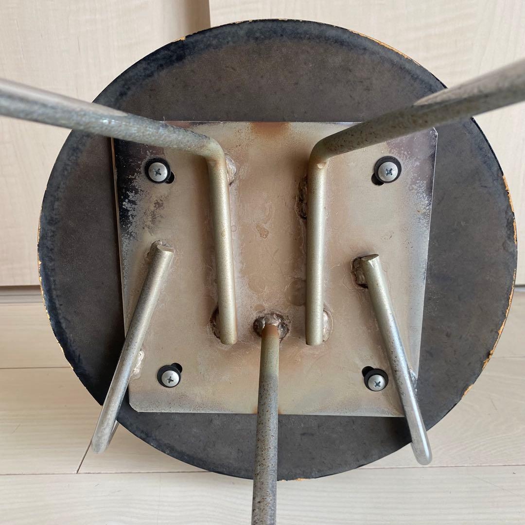 カウンターチェア 鉄脚 ハイチェア ビンテージ BARスツール