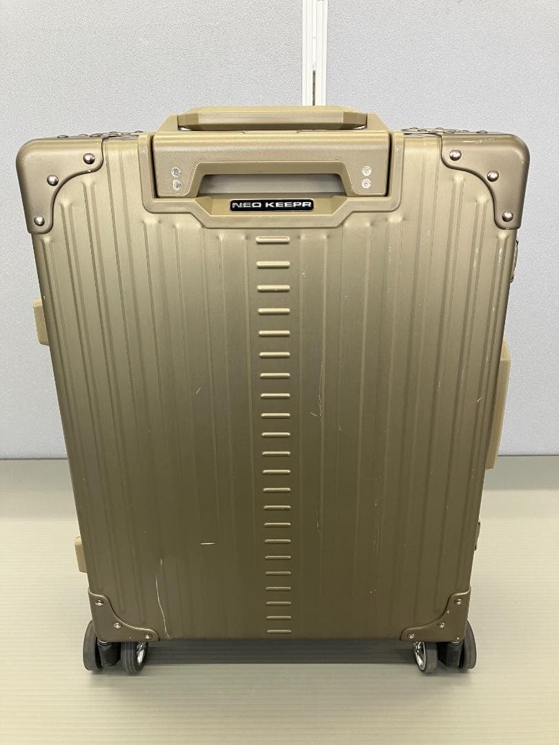 スーツケース トラベルキャリー NEOKEEPR アルミフレームタイプ カーキ