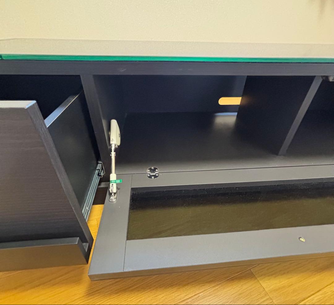 テレビボード ガラス天板