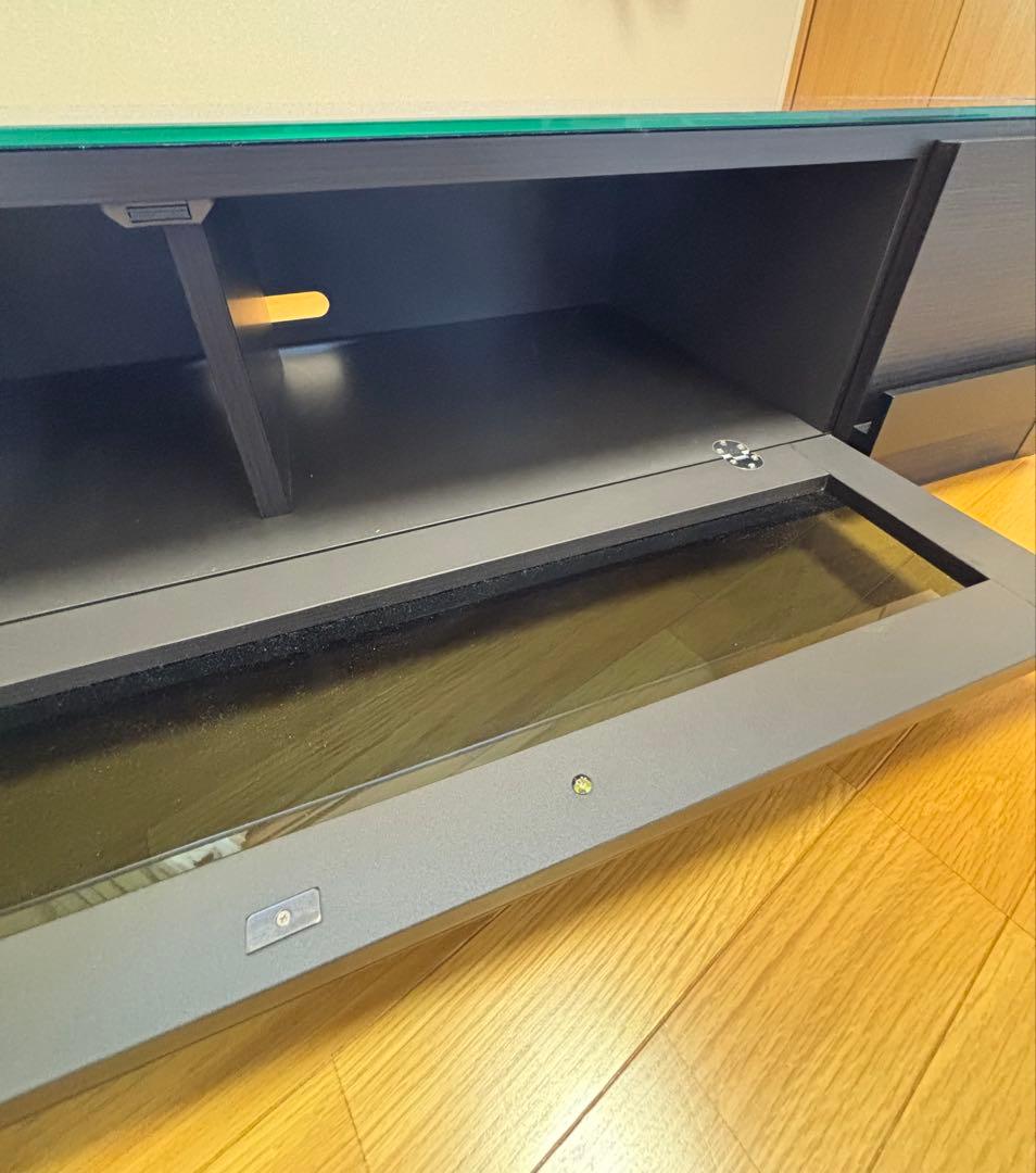 テレビボード ガラス天板