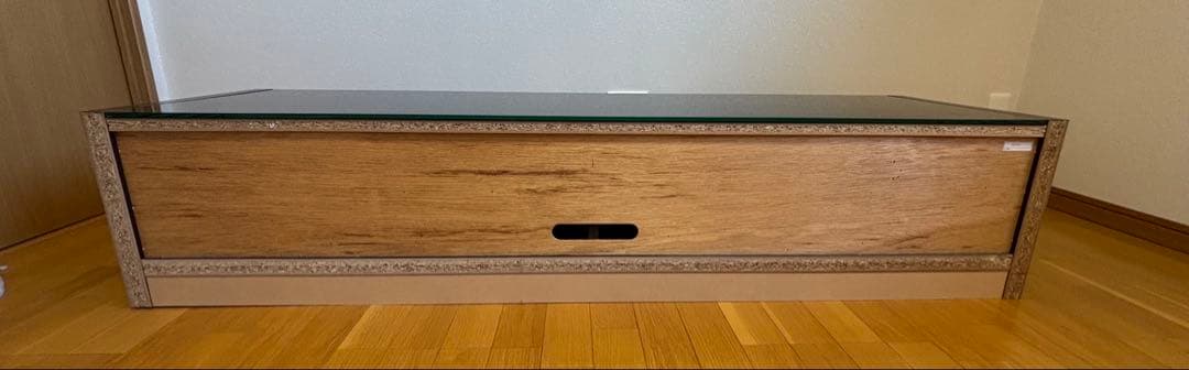 テレビボード ガラス天板