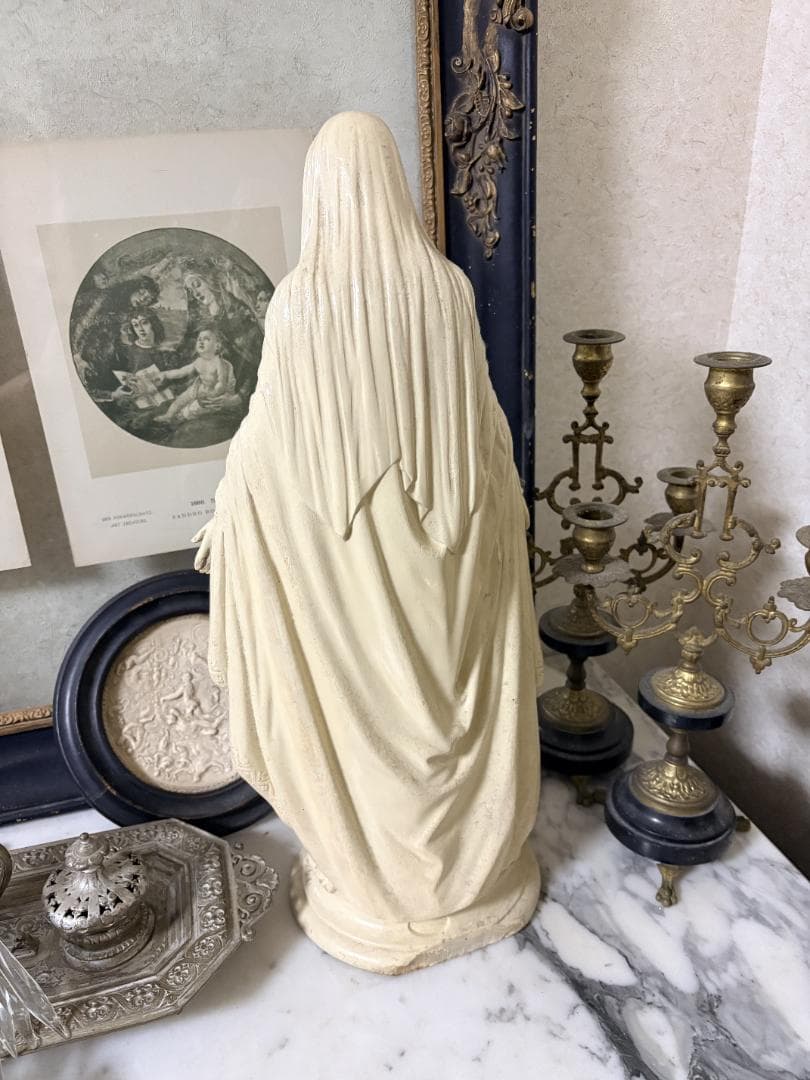 フランスアンティーク 聖母マリア像