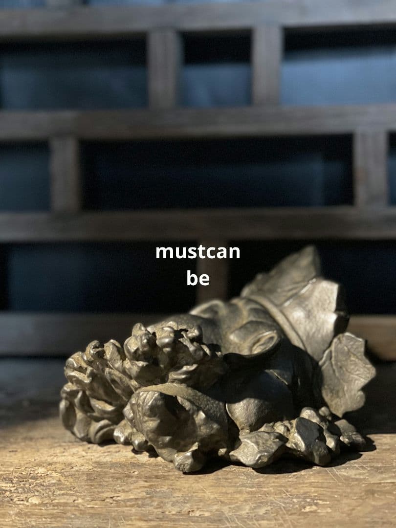 石彫刻怒目金剛 茶室 茶卓 書斎 禅意置物 装飾品 工芸品