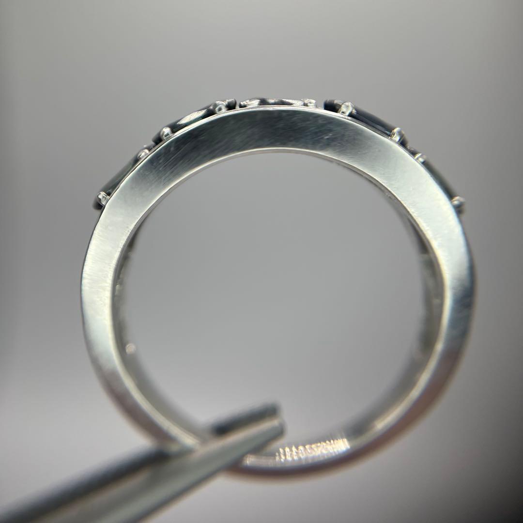 【中宝研ソ付】カラーチェンジガーネット K18WGリング 13号／計1.00ct