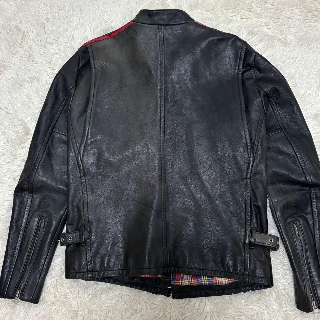 Schott クラシックレザーライダースジャケット　カウレザー　ヴィンテージ