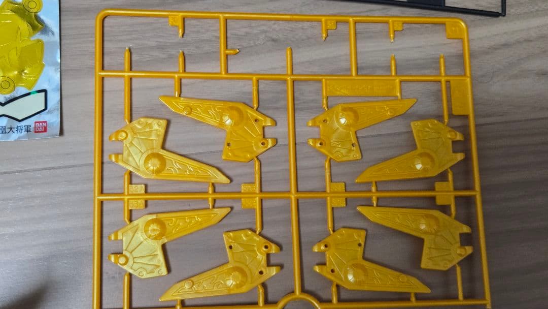 武威鳳大将軍 絶版 ガンダムBB戦士 一部組立済 武神輝羅鋼