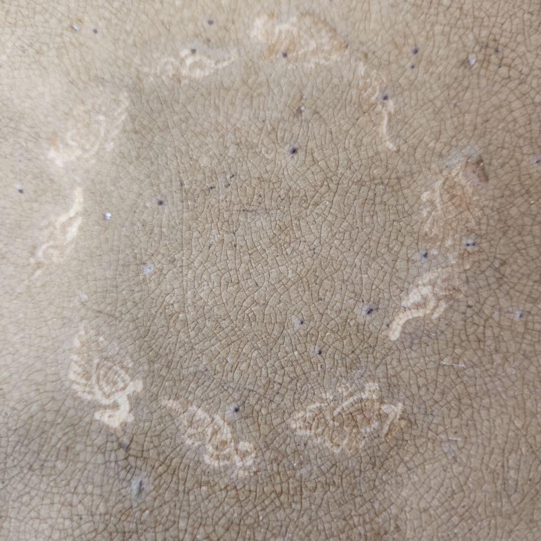 古武雄象嵌宝珠文大皿