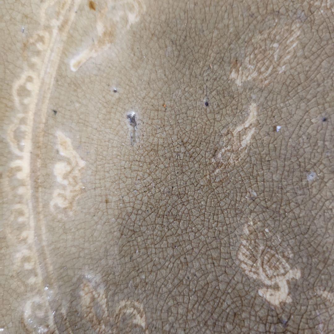 古武雄象嵌宝珠文大皿