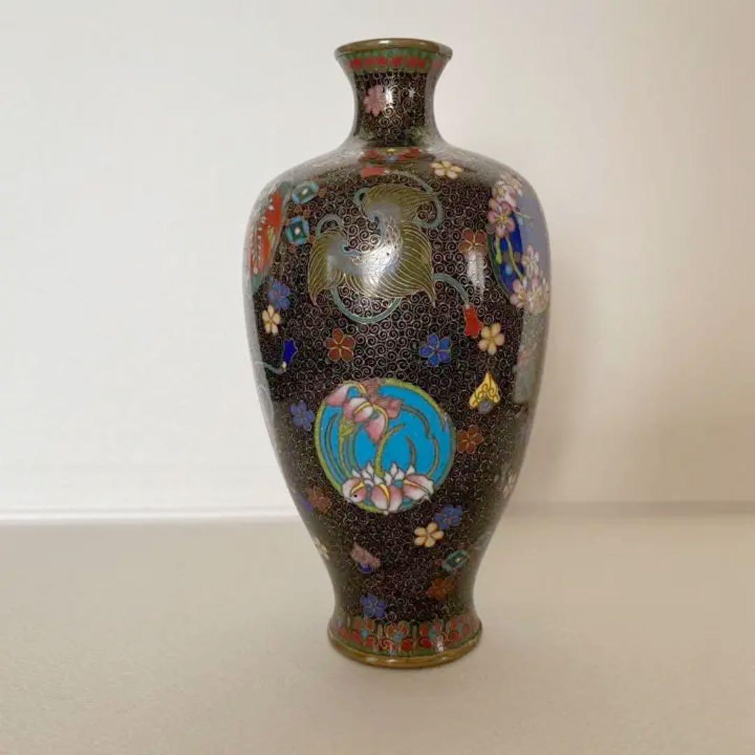 明治七宝　精巧な作り　里帰りの品　丸紋と神の道具