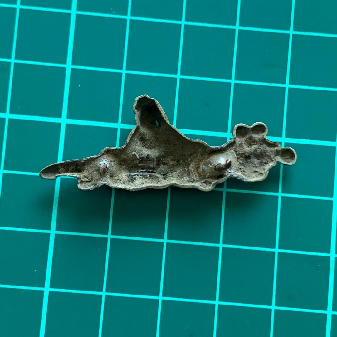 蟹　弁財天　インテリア　ピンバッジ　昭和レトロ　古道具　ビンテージ　希少