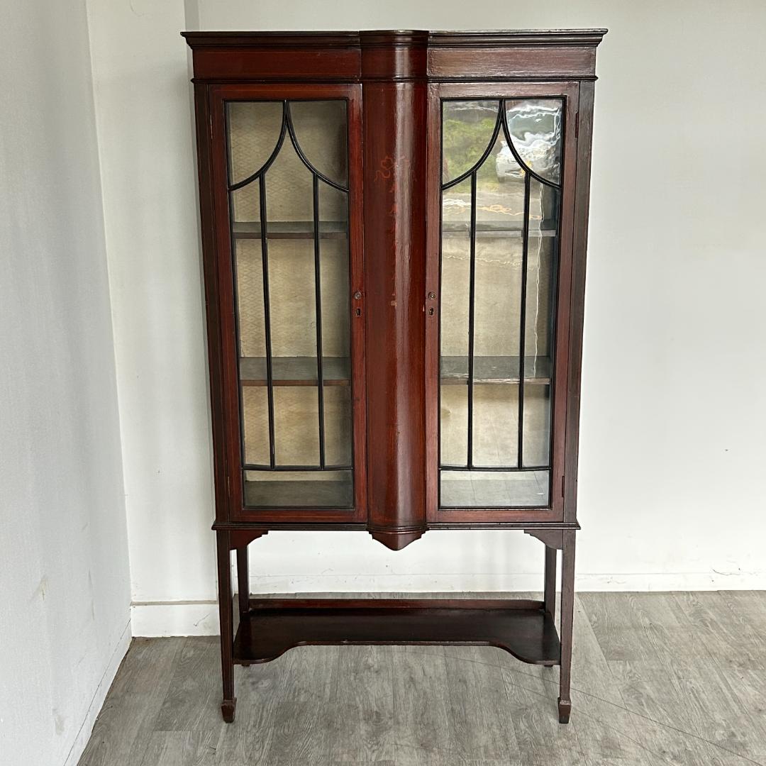 イギリス アンティーク家具 ディスプレイ キャビネット 1930年頃 777A