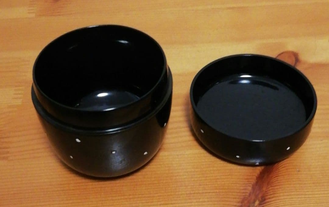 藤田武志作　卵殻　雷鳥　棗　共箱　共布　茶道具