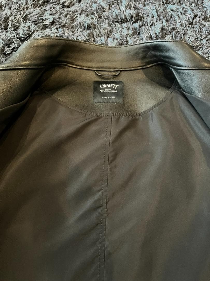 EMMETI エンメティJURI ブラック ゴールドジップ　46