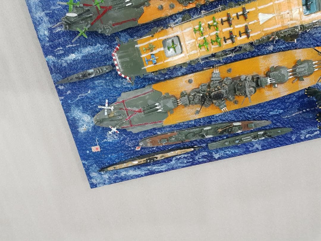 艦船ジオラマ模型 ゴジラ付き 戦艦・空母・駆逐艦 コレクション [20]