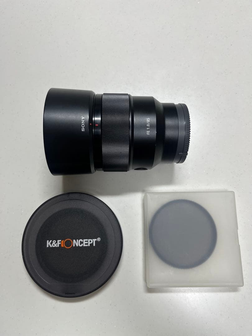 SONY 85mm f1.8 単焦点レンズ K&F製 ND CPL フィルター