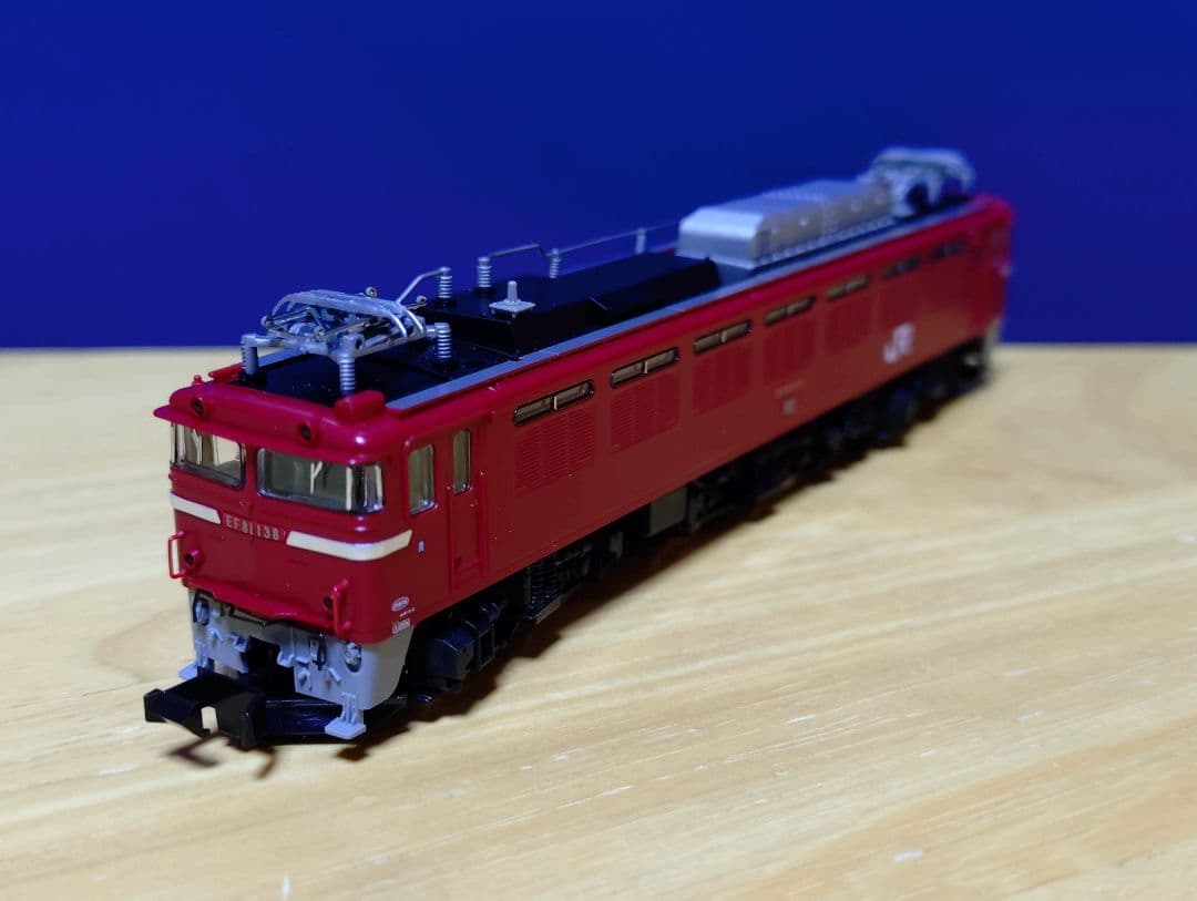 TOMIX EF81 138 赤2号ひさし付き さよならあけぼのバラシ