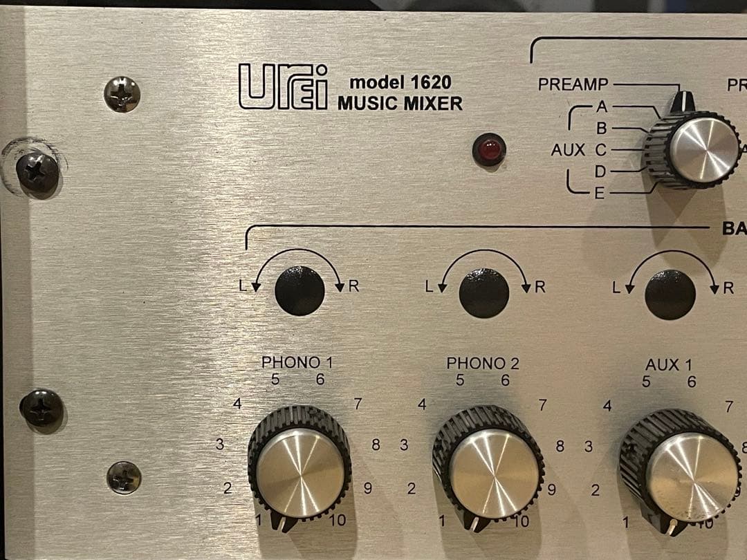 DJ機材 Urei 1620 / 3 Phono cards / Silver panel