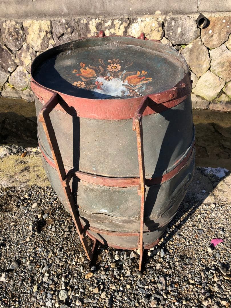 ヴィンテージ ミルク缶