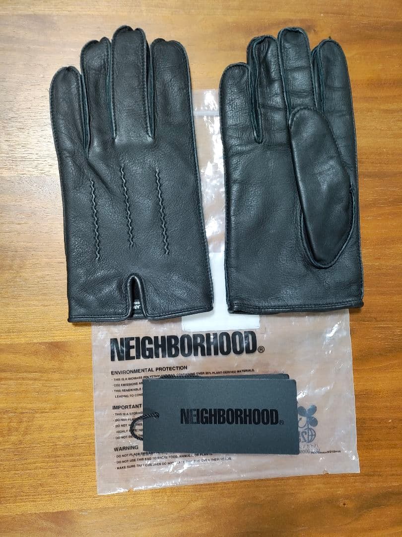 NEIGHBORHOOD ネイバーフッド　レザーグローブ　手袋　新品　サイズL