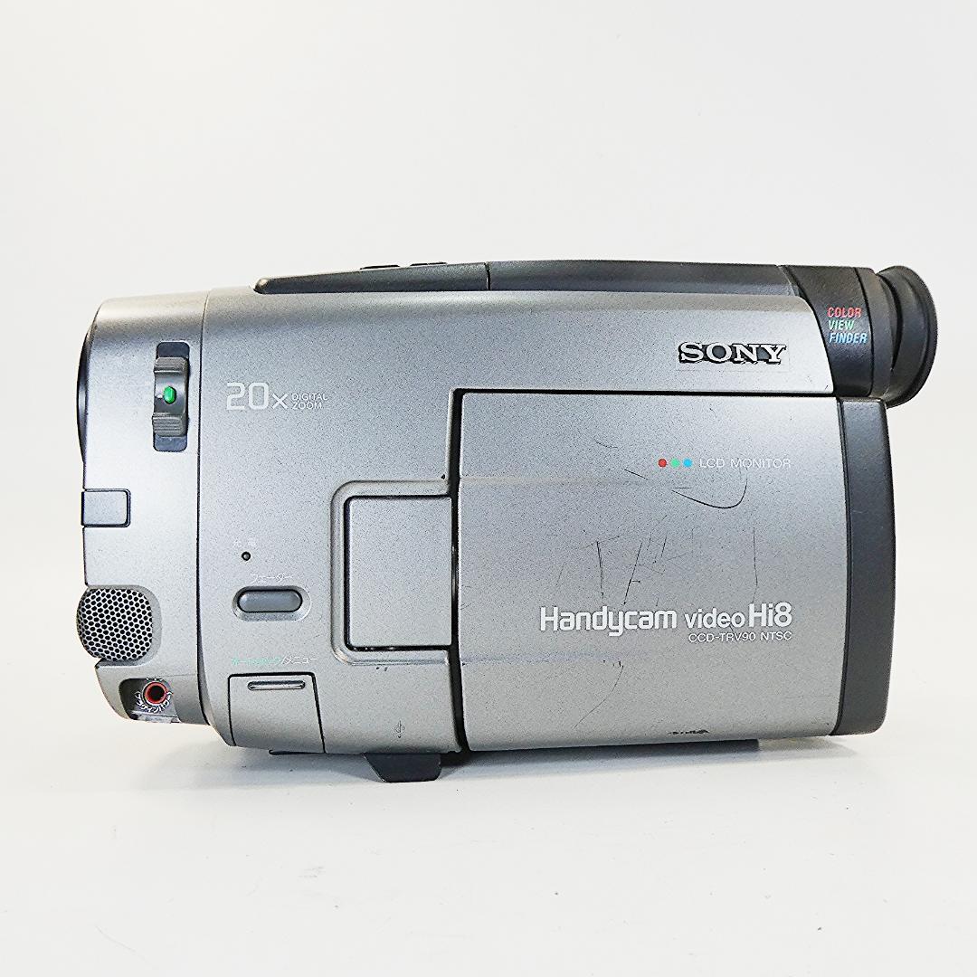 動作良好 Hi8ソニー CCD-TRV90 8ミリビデオカメラ DVD化に最適
