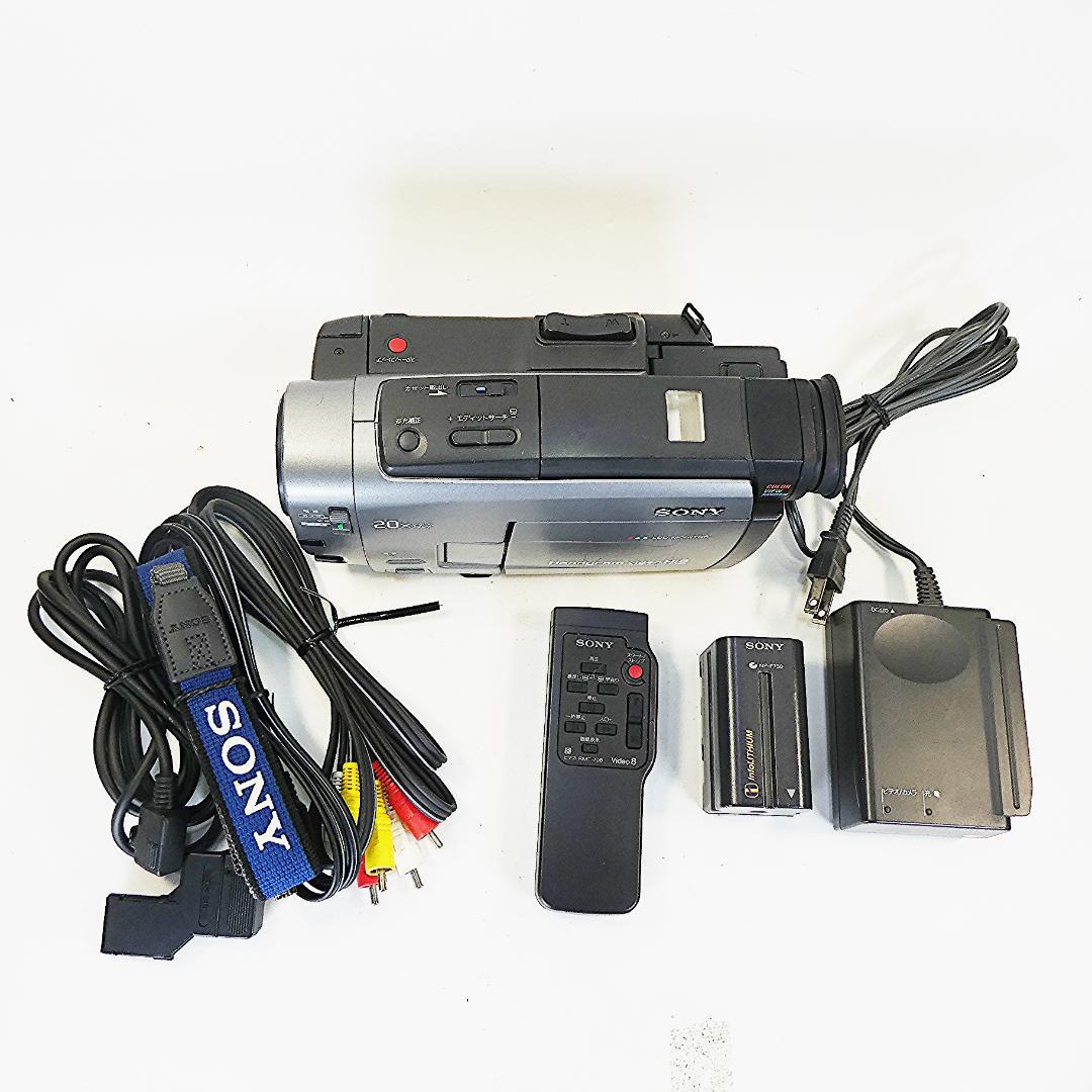 動作良好 Hi8ソニー CCD-TRV90 8ミリビデオカメラ DVD化に最適