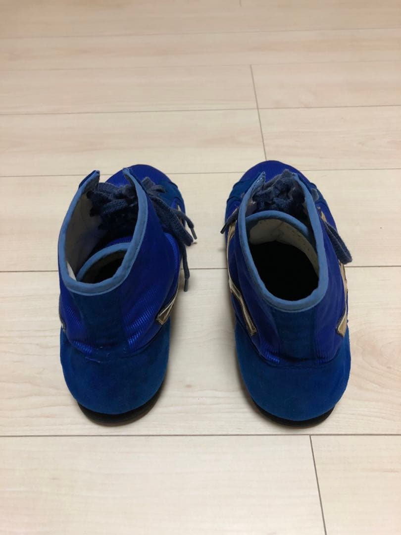 Mizuno ボクシングシューズ ブルー ハイカット 26㎝