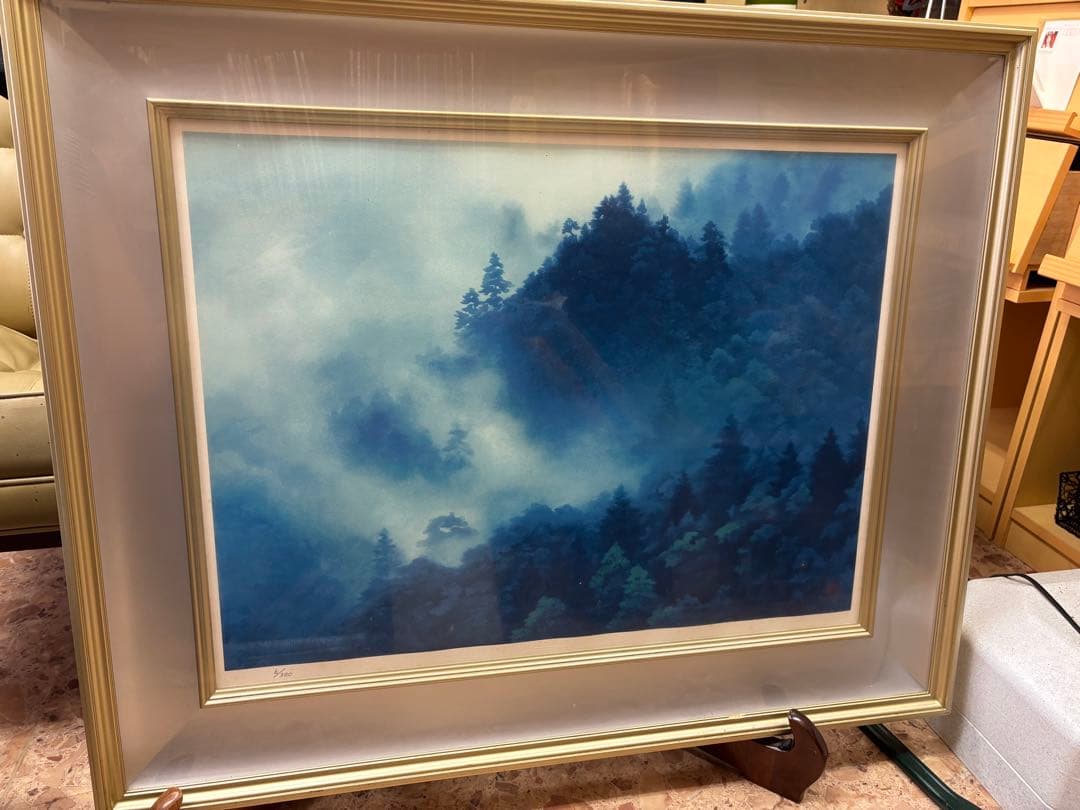 東山魁夷　雲立つ嶺　絵画