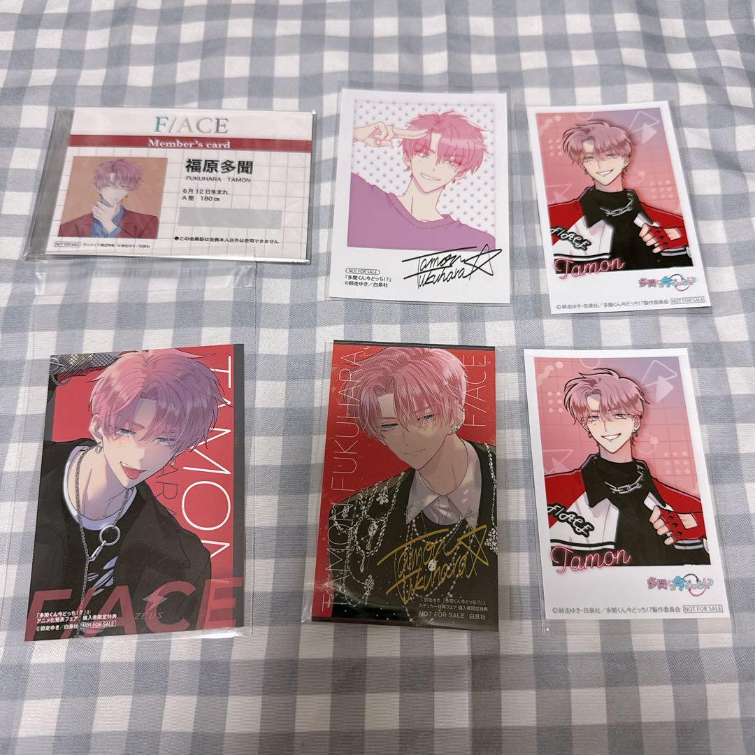 多聞くん今どっち 特典 福原多聞 6点セット