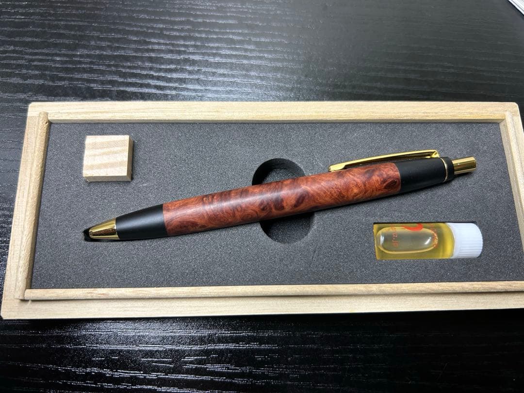 野原工芸 特上花梨瘤 スタンダードボールペン