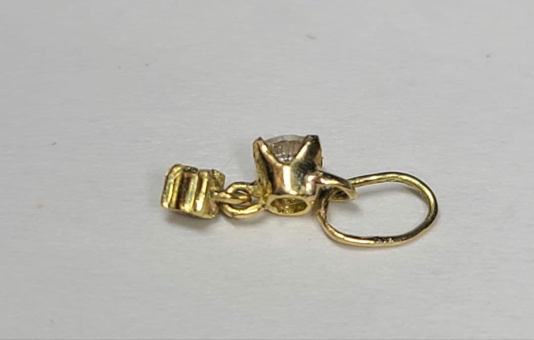 美しいペンダントトップです★ダイヤモンド&バターリャパライバトルマリン18K★