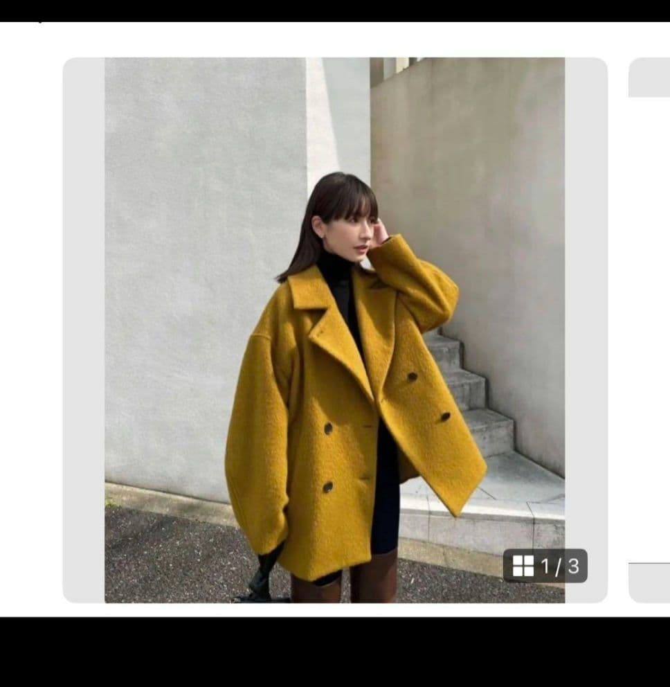 【10月30日まで限定価格】CLANE OVER LINE DOUBLECOAT