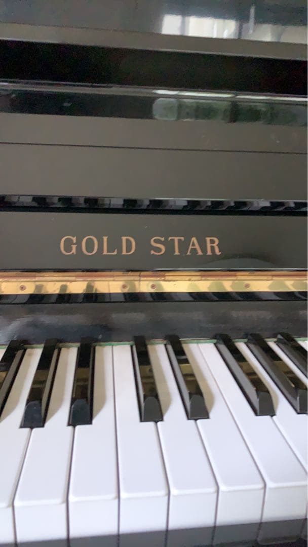 GOLD STAR アップライトピアノ　（椅子付き）