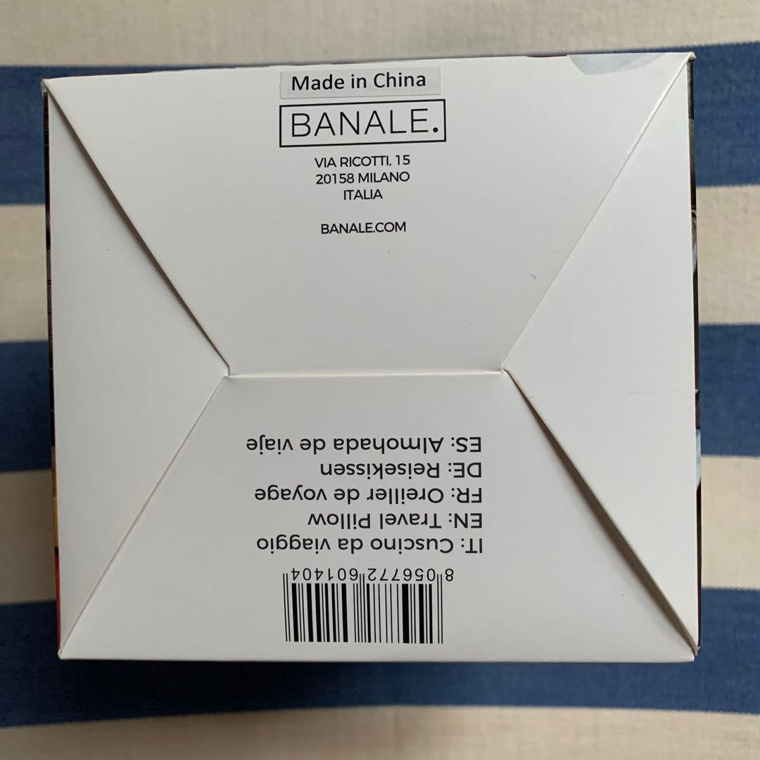 BANALE バナーレ ネックピロー 旅行　オムニピロー　携帯枕　トラベルピロー