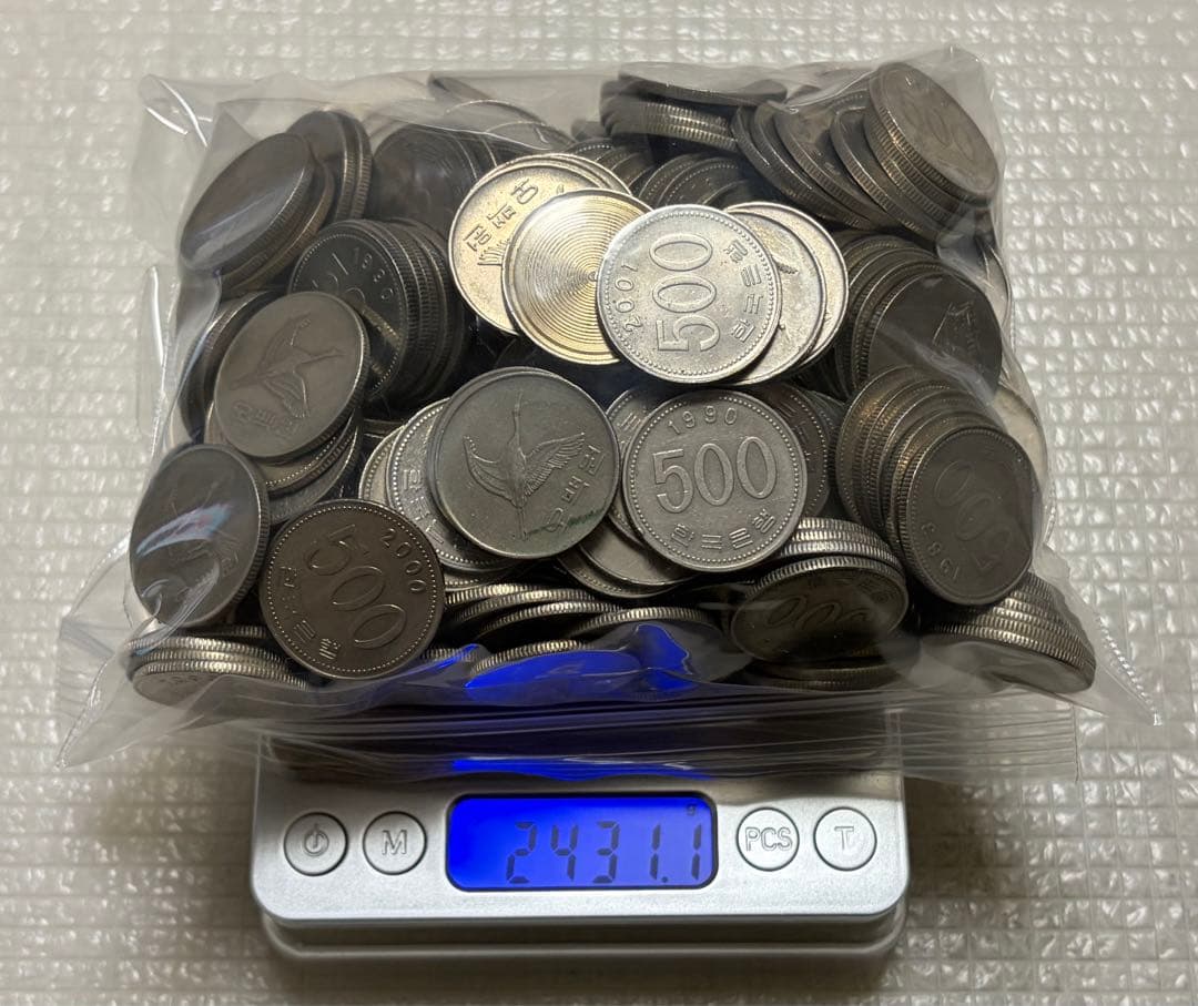 古銭　外国　韓国古銭　韓国硬貨　韓国　韓国ウォン　500ウォン　韓国
