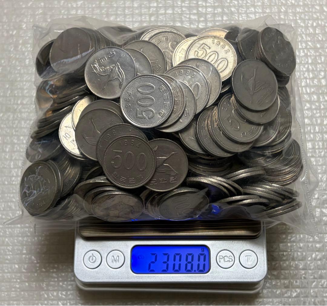 古銭　外国　韓国古銭　韓国硬貨　韓国　韓国ウォン　500ウォン　韓国