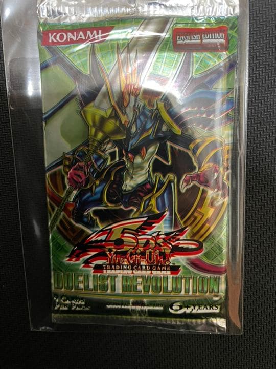 DUELIST REVOLUTION 2重印刷ズレ　英語版　パック　遊戯王