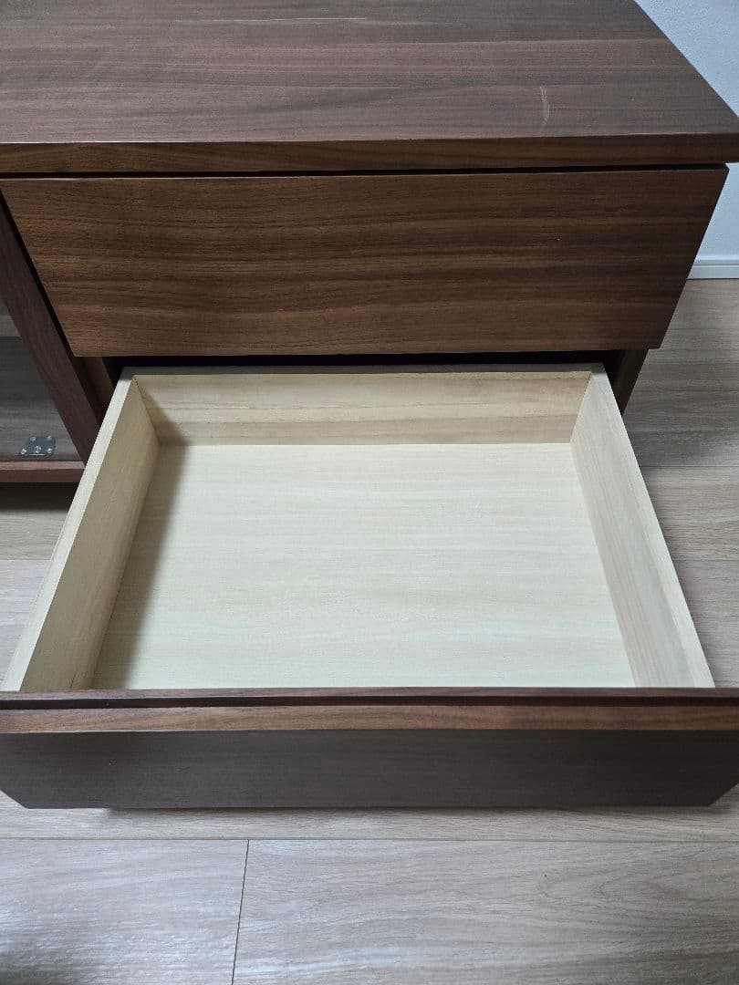 無印良品　テレビ台(AVラック)・幅110cm・ウォールナット材