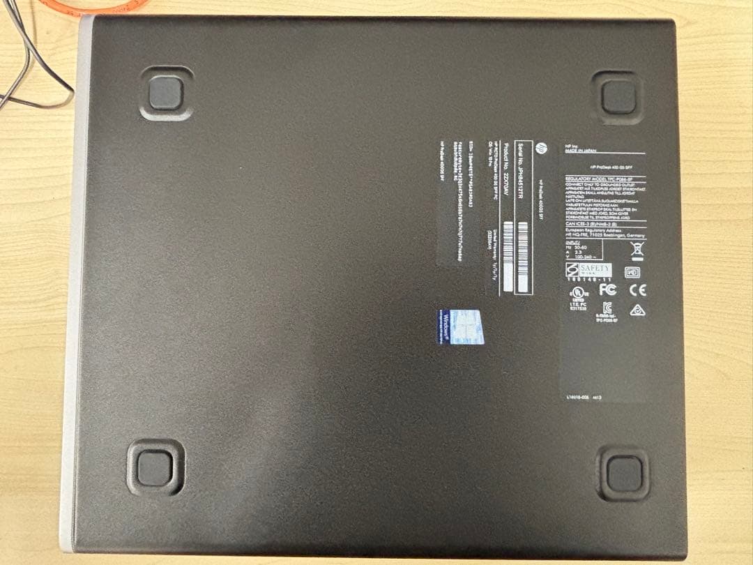 Windowsデスクトップ HP Pro 400 G5 SFF / i5-8500 /Windows11