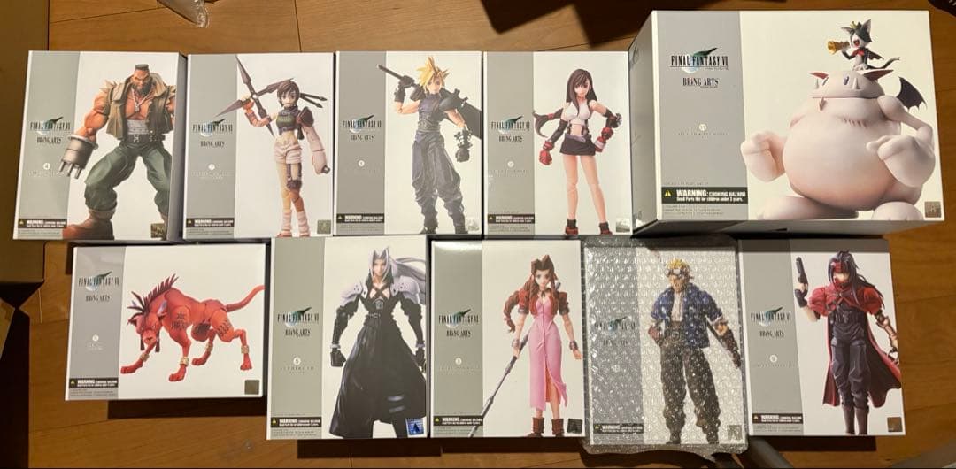 ブリングアーツ　F F 7 メインキャラコンプリートセット