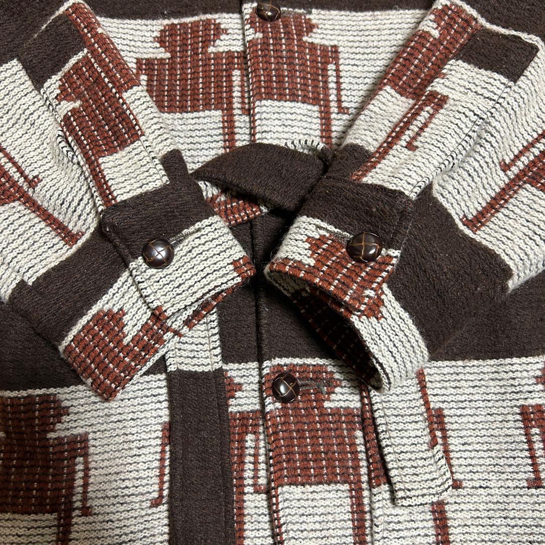 60s/70s/Woolrich/ウールリッチ/ウール/ジャケット/コート/総柄