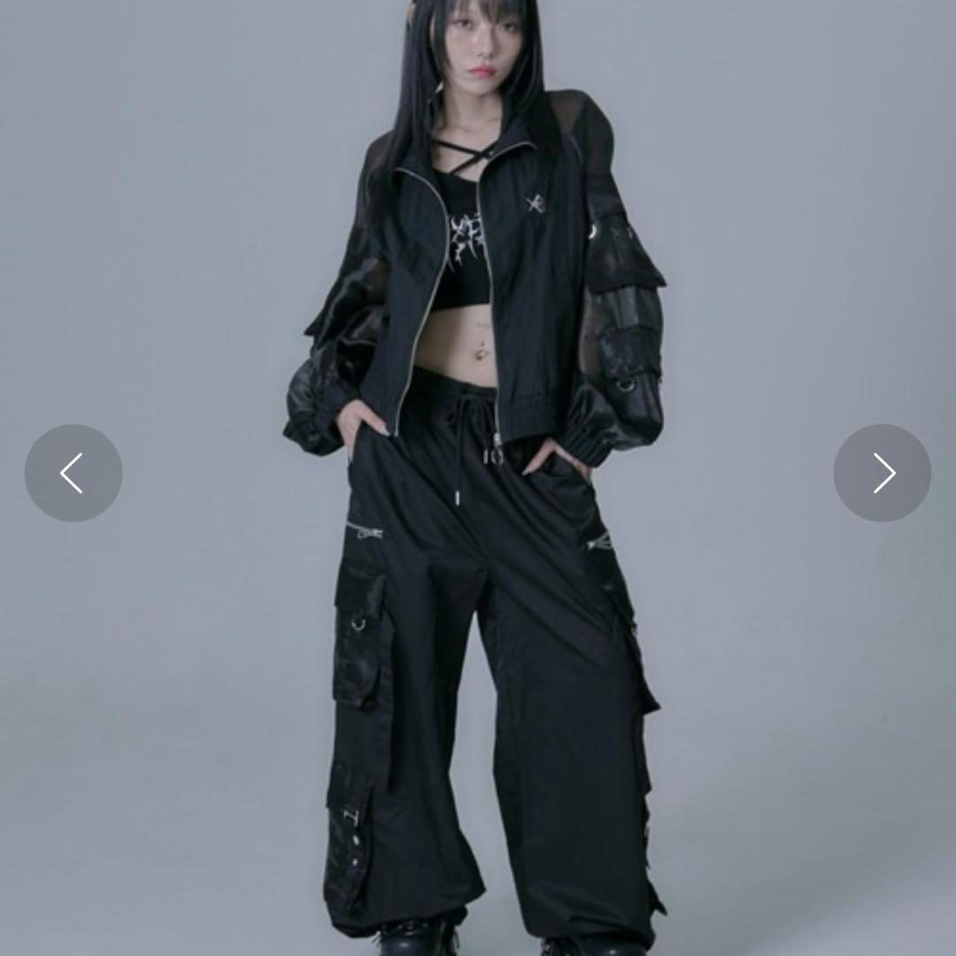 REFLEM シアーポケットナイロンカーゴパンツ