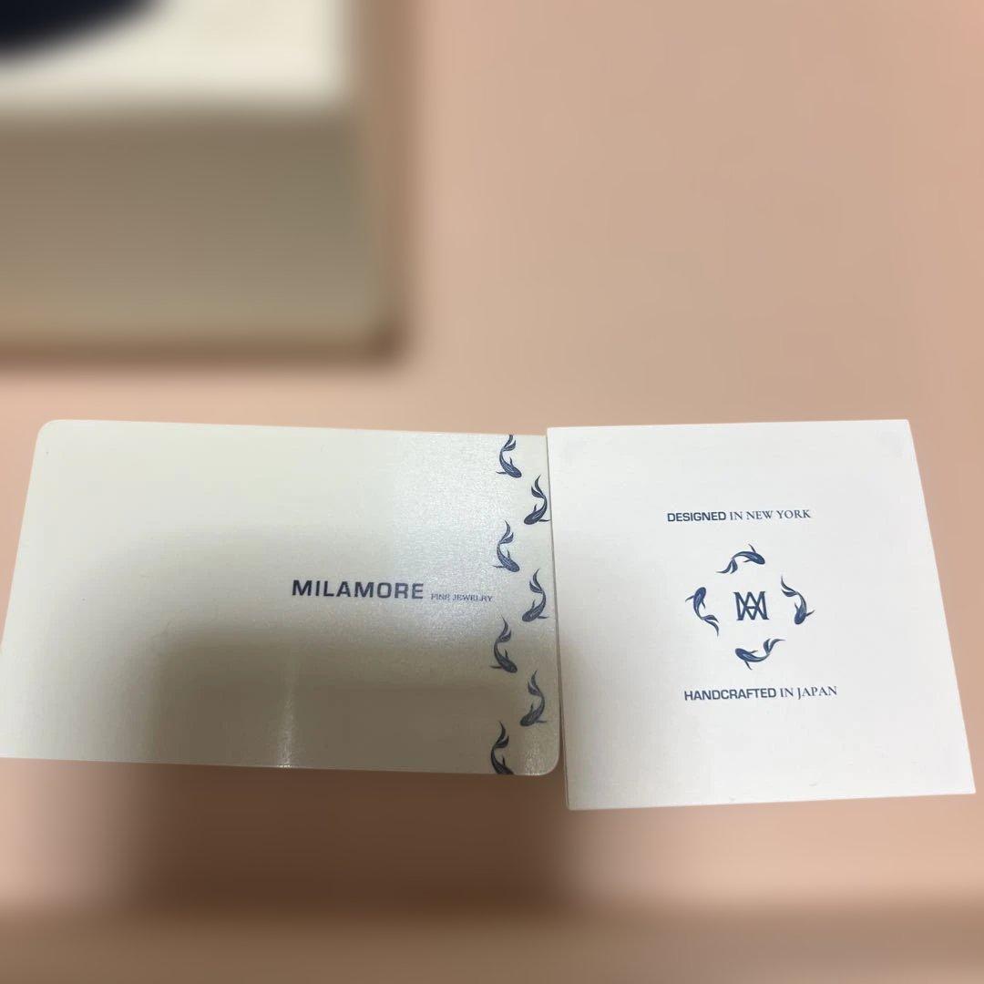 MILAMOREミラモア⭐︎18kイエローゴールドフープピアスL