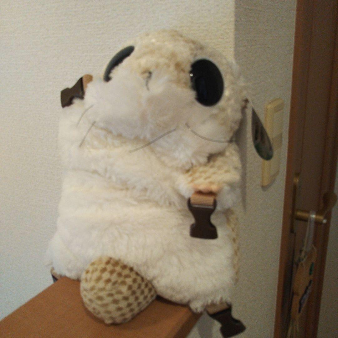 激レア‼️モモンガぬいぐるみリュックサック〈ベージュ〉