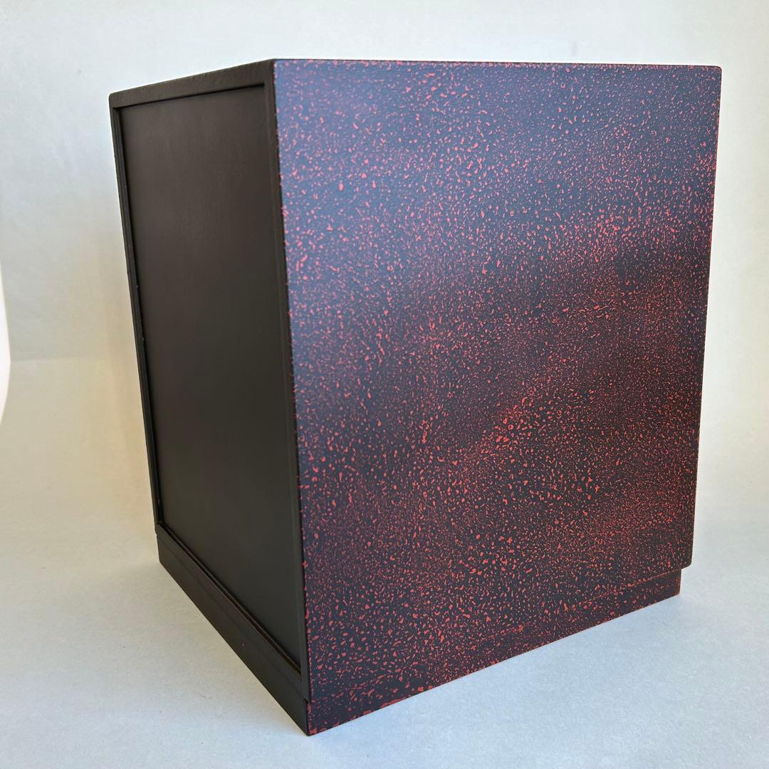 【希少】 堆朱　漆器　手彫り　引き出し 小箪笥 木製 松 伝統工芸 和箪笥 5段