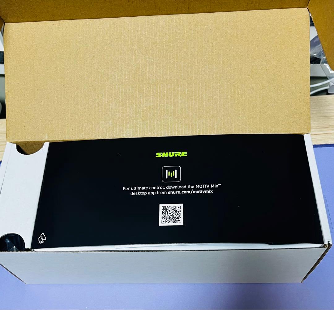 SHURE MV7+-K-J ポッドキャストマイクロホン（ブラック）